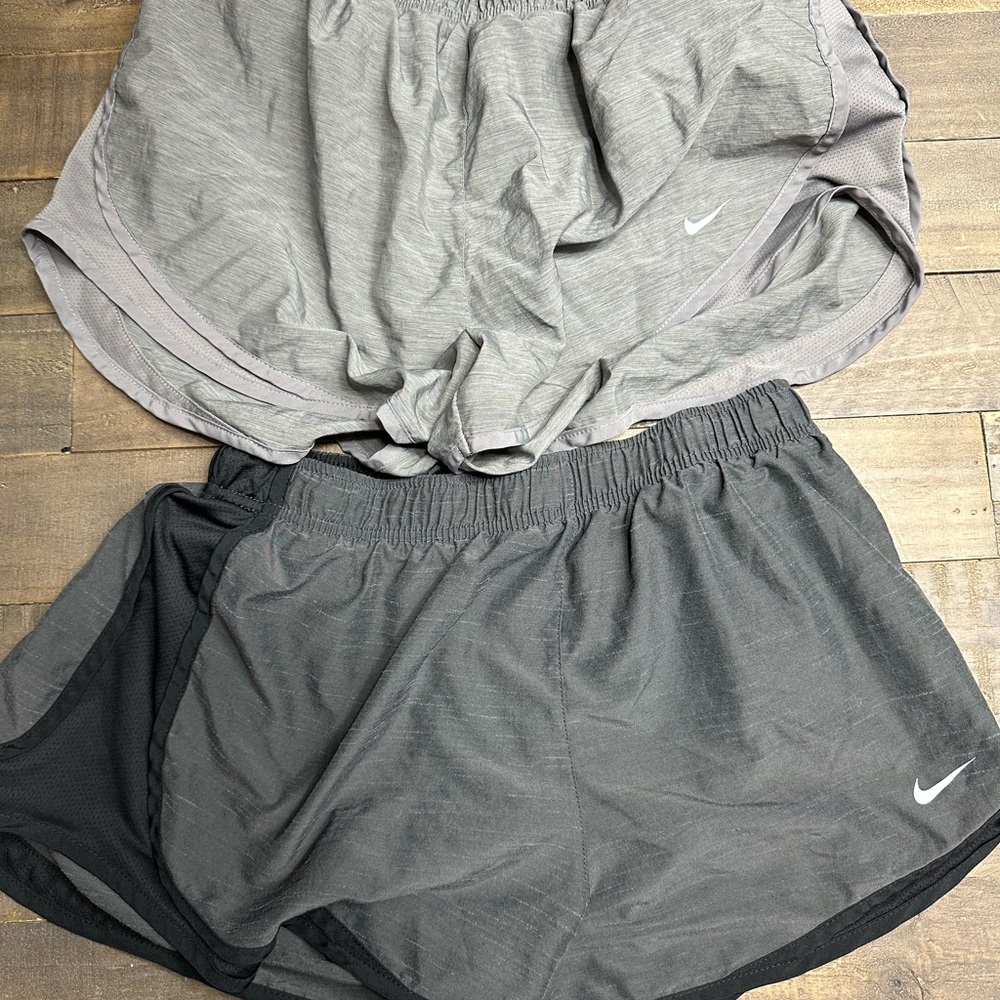 Nike Dri-FIT Silver Shorts Set of Two